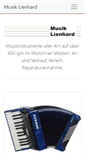 Mobile Screenshot of musik-lienhard.de